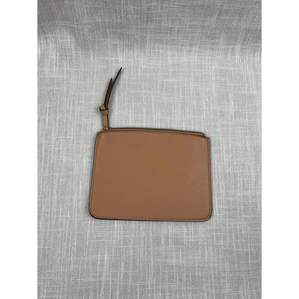 Elegant Brown Clutch‎ Pouch with Zipper